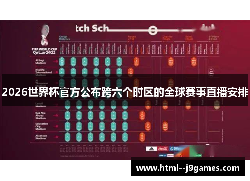 2026世界杯官方公布跨六个时区的全球赛事直播安排